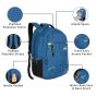 Safari Swagpack 35 Ltrs Large Laptop Backpack With 3 Compartments and Raincover - Blue (SWAGPACK19CBBLU)