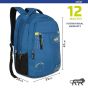Safari Swagpack 35 Ltrs Large Laptop Backpack With 3 Compartments and Raincover - Blue (SWAGPACK19CBBLU)